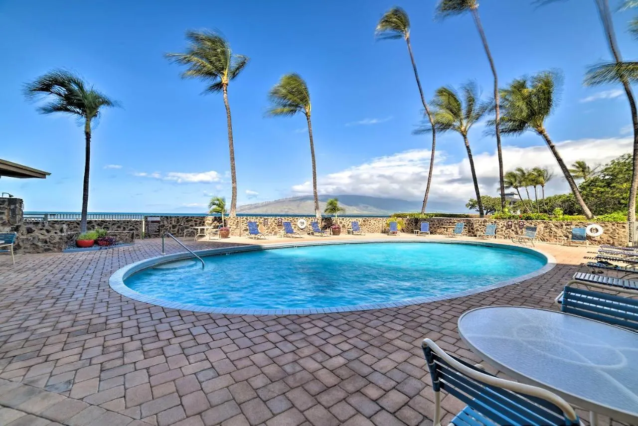 Ocean-View Kihei Condo With Lanai Steps To Beach! 0*,  United States