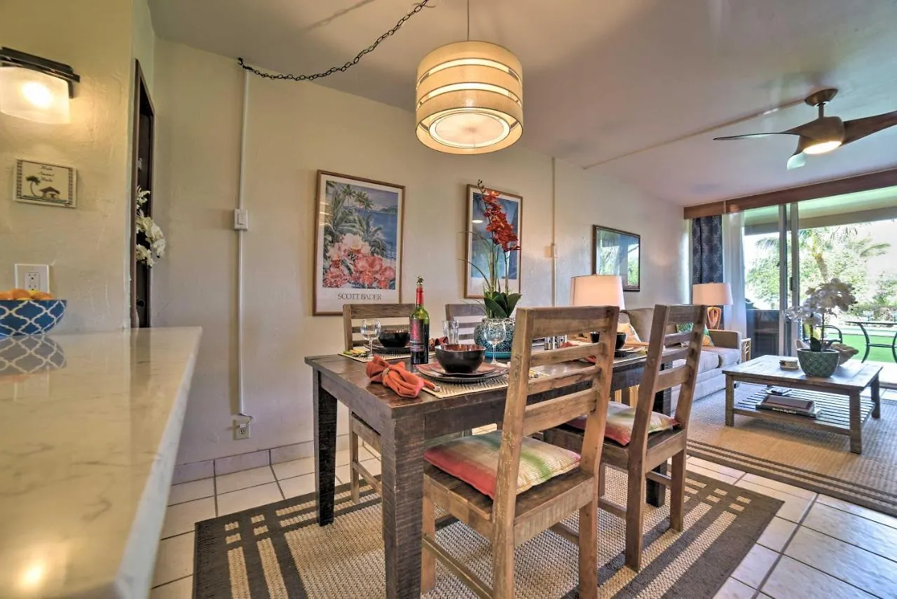 Ocean-View Kihei Condo With Lanai Steps To Beach! Apartment