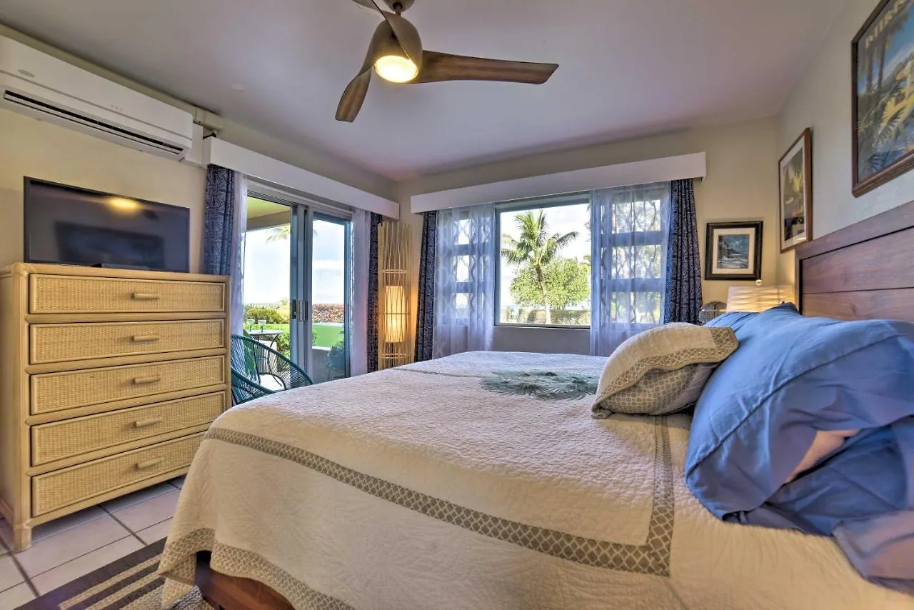 Ocean-View Kihei Condo With Lanai Steps To Beach! Apartment