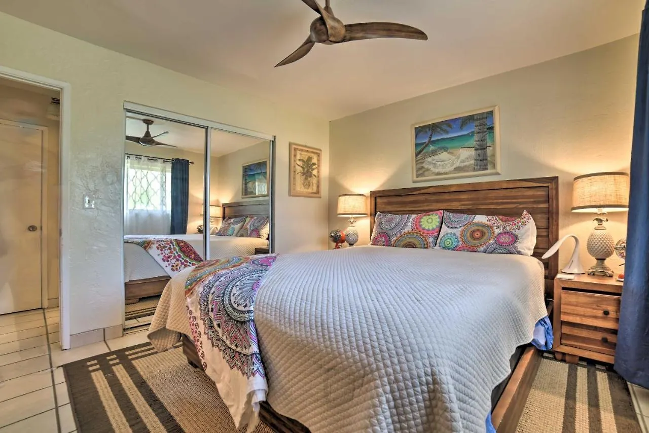 Apartment Ocean-View Kihei Condo With Lanai Steps To Beach!